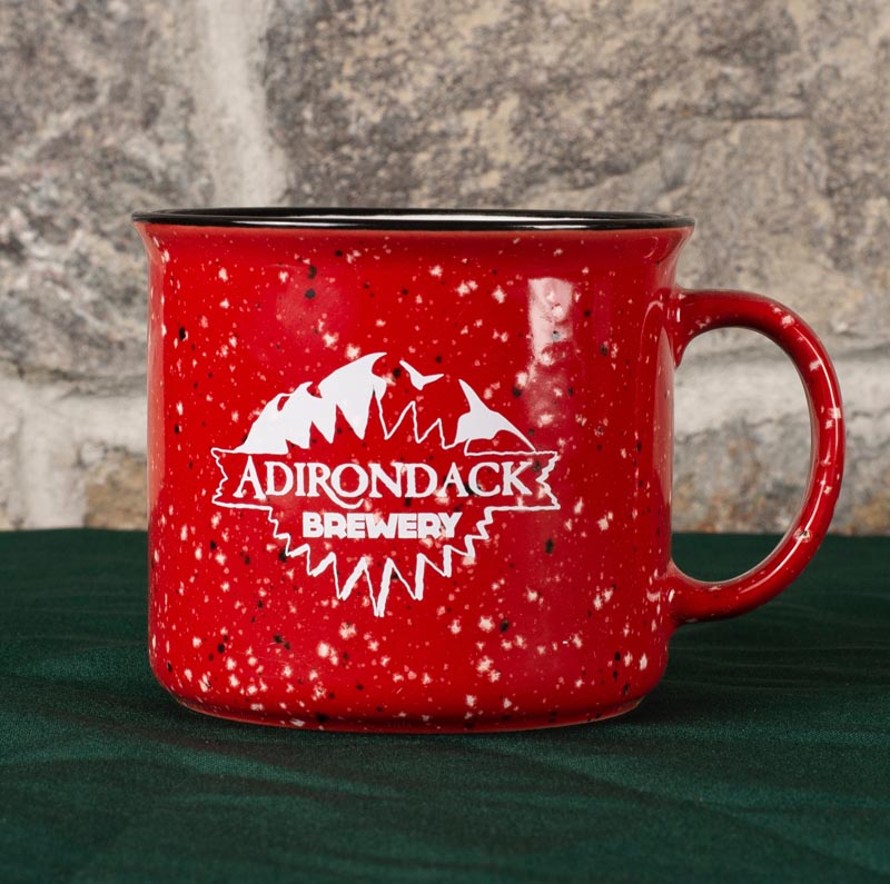Red Ceramic Camp Mug